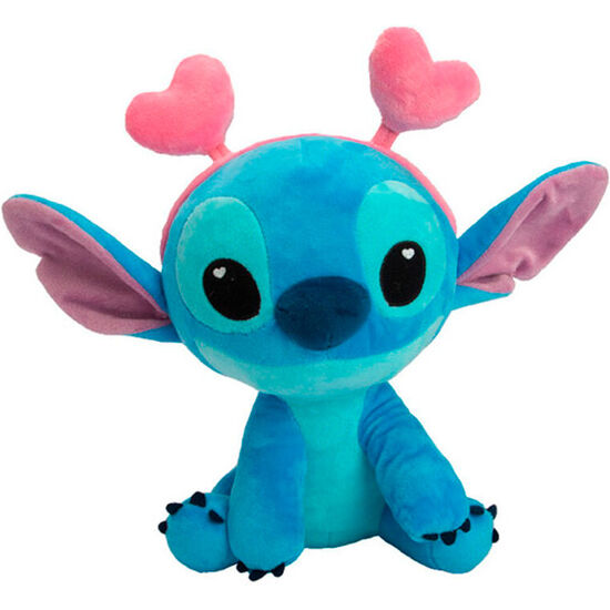 PELUCHE STITCH CORAZONES DISNEY 25CM image 0