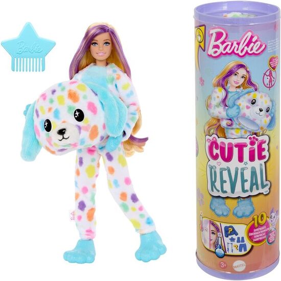 MUÃ±ECA CUTIE REVEAL DALMATA SUEÃ±OS DE COLORES BARBIE image 0