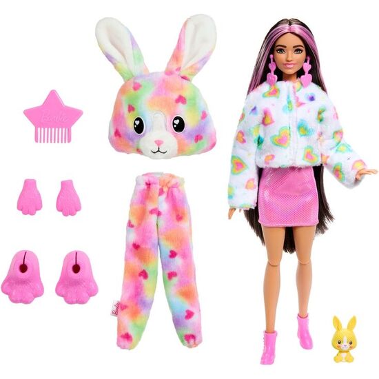 MUÃ±ECA CUTIE REVEAL CONEJITO SUEÃ±OS DE COLORES BARBIE image 1
