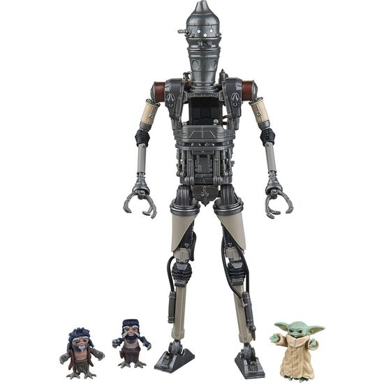 SET FIGURAS IG-12 & GROGU THE MANDALORIAN STAR WARS 15CM image 1