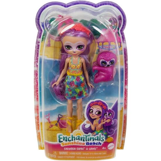 MUÃ±ECA SABINDRA SLOTH SUNSHINE BEACH ENCHANTIMALS image 0