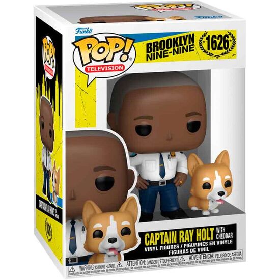 FIGURA POP BROOKLYN NINE-NINE  CAPTAIN HOLT WITH CHEDDAR image 0