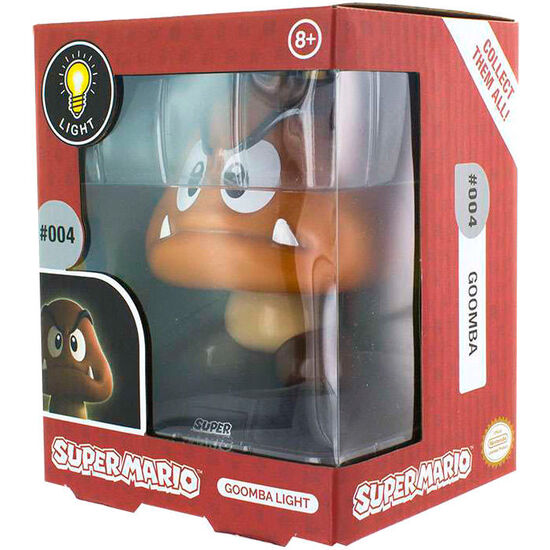LAMPARA 3D GOOMBA SUPER MARIO BROS NINTENDO image 1