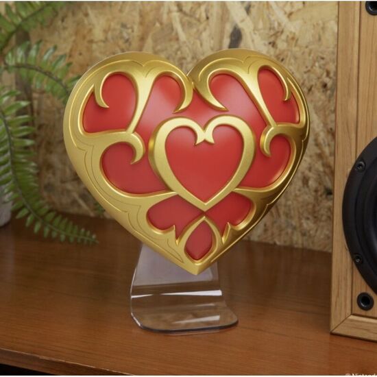 LAMPARA CONTENEDOR DE CORAZON THE LEGEND OF ZELDA 25CM image 1