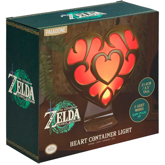 LAMPARA CONTENEDOR DE CORAZON THE LEGEND OF ZELDA 25CM image 3