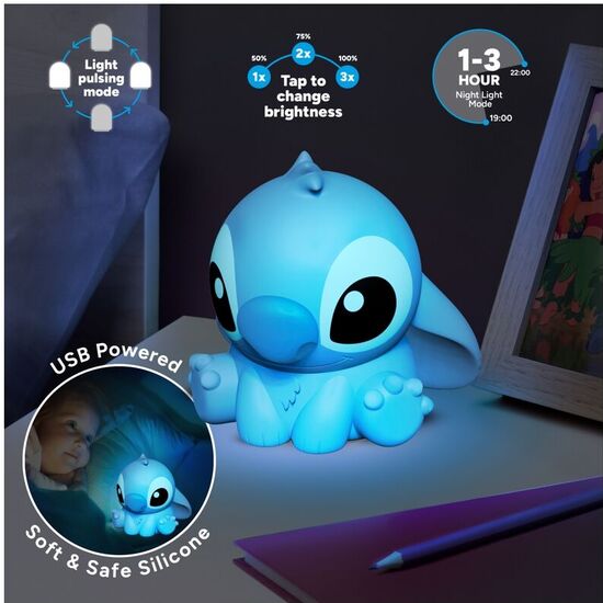 LAMPARA 3D STITCH DISNEY 15CM image 0