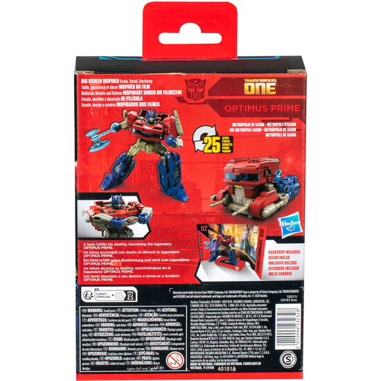 FIGURA OPTIMUS PRIME DELUXE CLASS STUDIO SERIES TRANSFORMERS 11CM image 3