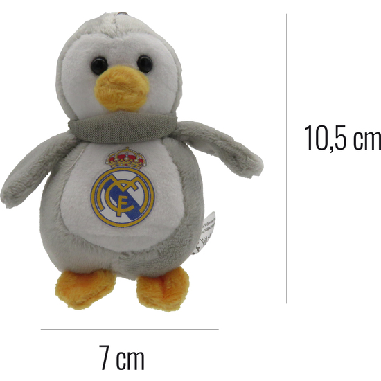 LLAVERO PELUCHE PINGUINO REAL MADRID image 4
