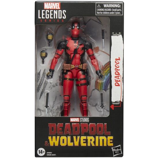 FIGURA DEADPOOL - DEADPOOL & WOLVERINE MARVEL LEGENDS SERIES 15CM image 0