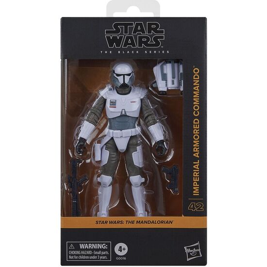 FIGURA IMPERIAL ARMORED COMMANDO THE MANDALORIAN STAR WARS 15CM image 0