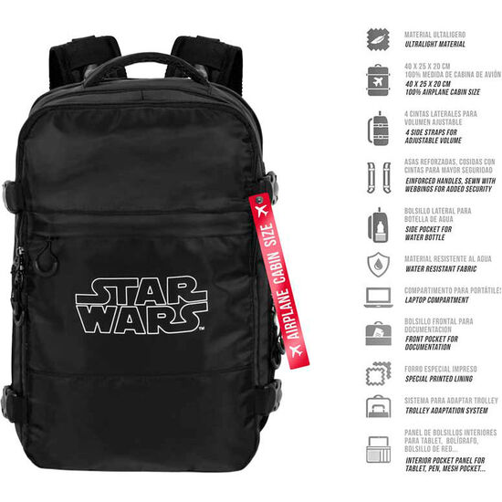 MOCHILA LOGO STAR WARS 40CM image 1