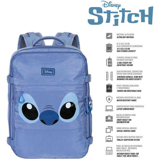 MOCHILA STITCH DISNEY 49CM image 1
