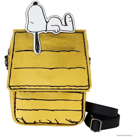 BOLSO SNOOPY SLEEPING DOGHOUSE 75TH ANNIVERSARY PEANUTS SNOOPY LOUNGEFLY image 0