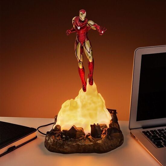 LAMPARA DIORAMA IRON MAN MARVEL 18CM image 0