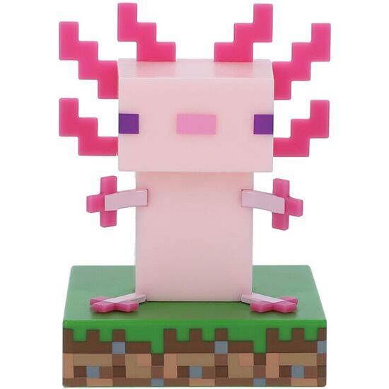LAMPARA ICONS AJOLOTE MINECRAFT 12CM image 0