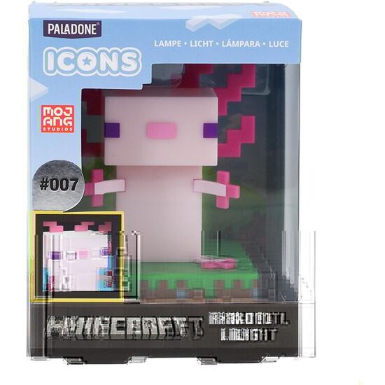 LAMPARA ICONS AJOLOTE MINECRAFT 12CM image 2