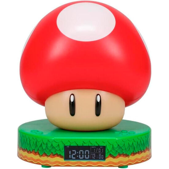RELOJ DESPERTADOR MUSHROOM SUPER MARIO BROS image 0