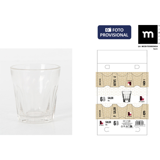 SET 6 VASOS CHUPITO 43CC SALOR image 0