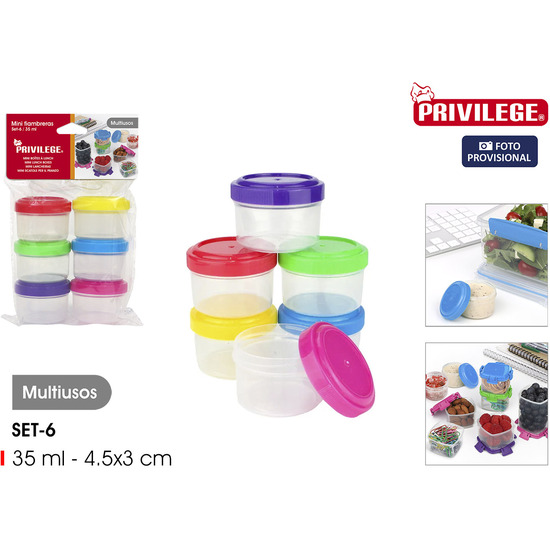 PRB SET-6 MINI FIAMBRERAS 35ML PRIVILEGE image 0