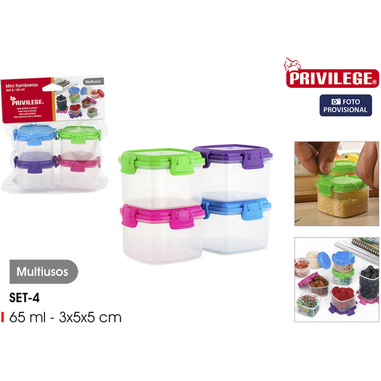 PRB SET-4 MINI FIAMBRERAS 65ML PRIVILEGE image 0