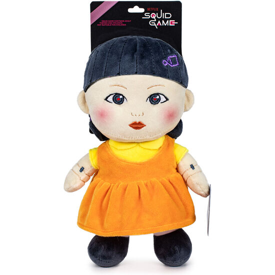 PELUCHE MUÃ±ECA EL JUEGO DEL CALAMAR 28CM image 0