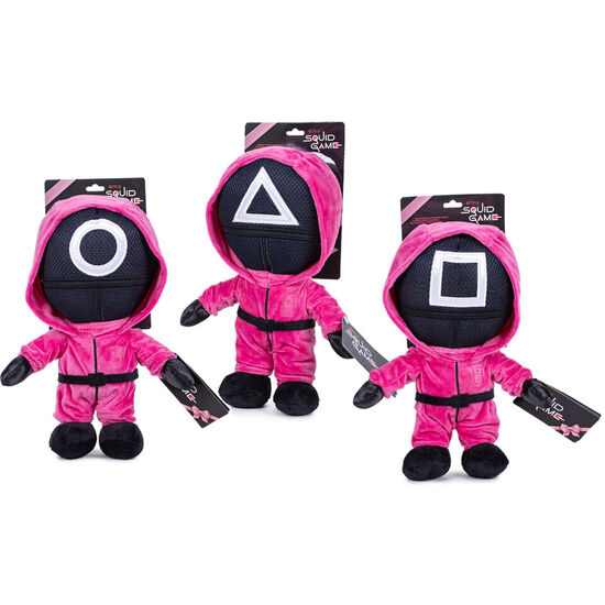 PELUCHE SOLDADO EL JUEGO DEL CALAMAR 28CM SURTIDO image 0