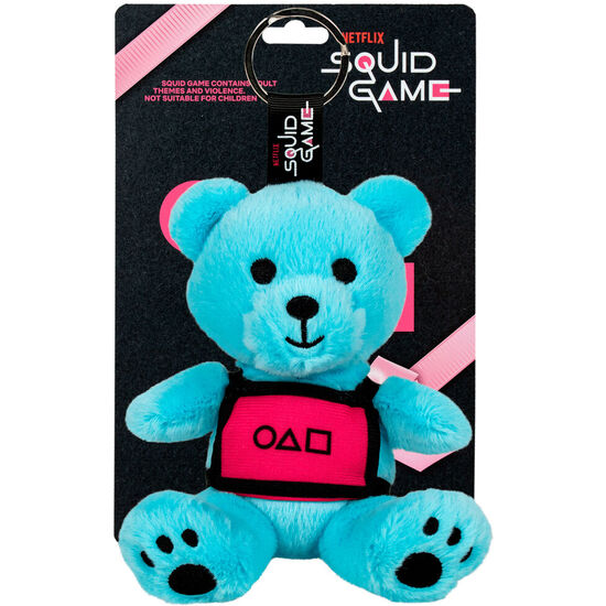 LLAVERO PELUCHE OSO EL JUEGO DEL CALAMAR 10CM image 0