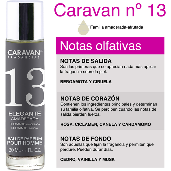 5X CARAVAN PERFUMES SURTIDOS DE HOMBRE Nº13 + Nº16 + Nº18 + Nº56 + Nº57. image 1