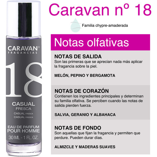 5X CARAVAN PERFUMES SURTIDOS DE HOMBRE Nº13 + Nº16 + Nº18 + Nº56 + Nº57. image 3