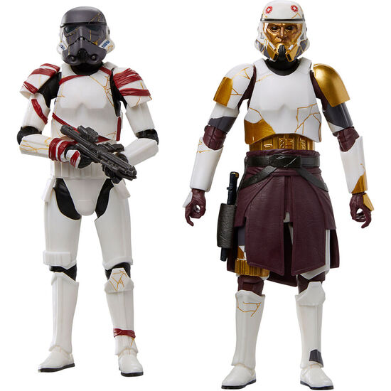 BLISTER 2 FIGURAS CAPTAIN ENOCH & NIGHT TROOPER AHSOKA STAR WARS 15CM image 2