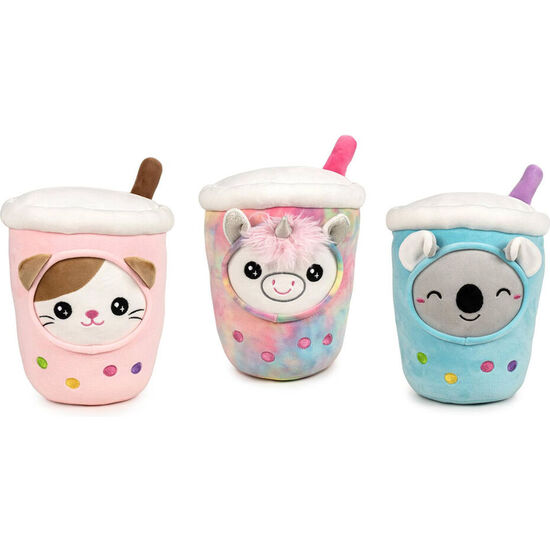 PELUCHE KAWAII BUBBLE TEA 20CM SURTIDO image 0