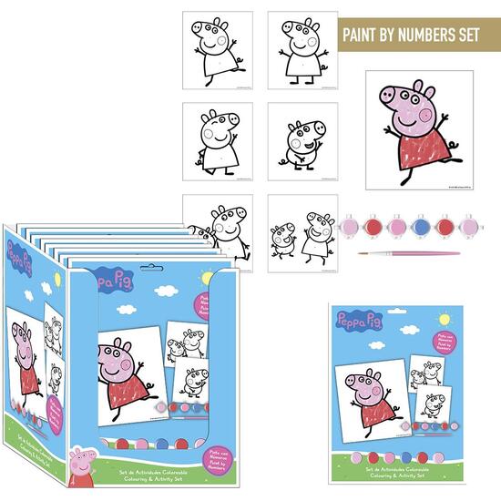 SET DE PAPELERÍA COLOREABLE PEPPA PIG image 0