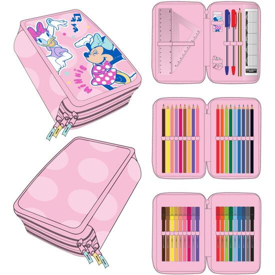 PLUMIER CON ACCESORIOS GIOTTO MINNIE image 0