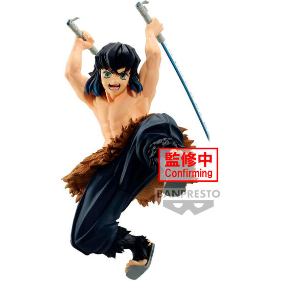 FIGURA INOSUKE HASHIBIRA VIBRATION STARS DEMON SLAYER KIMETSU NO YAIBA 13CM image 0