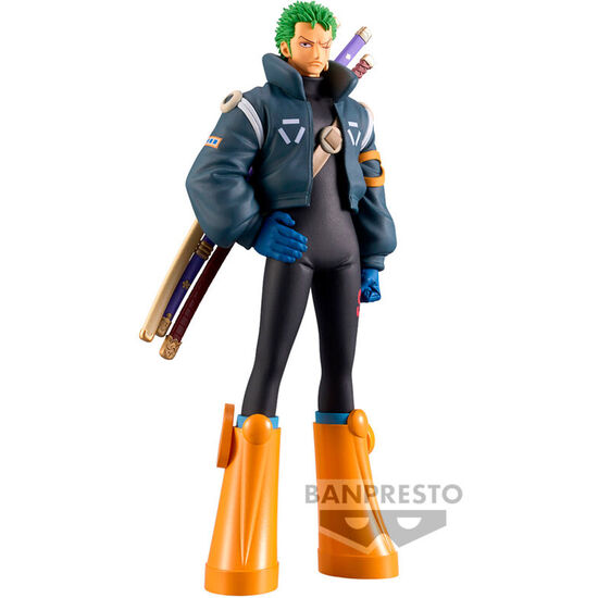 FIGURA EGGHEAD RORONOA ZORO GRANDLINE SERIES ONE PIECE 17CM image 0