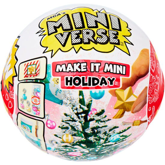 CAPSULA SORPRESA MINIVERSE MAKE IT MINI HOLIDAY WB LICENSED MOVIE SURTIDO image 2