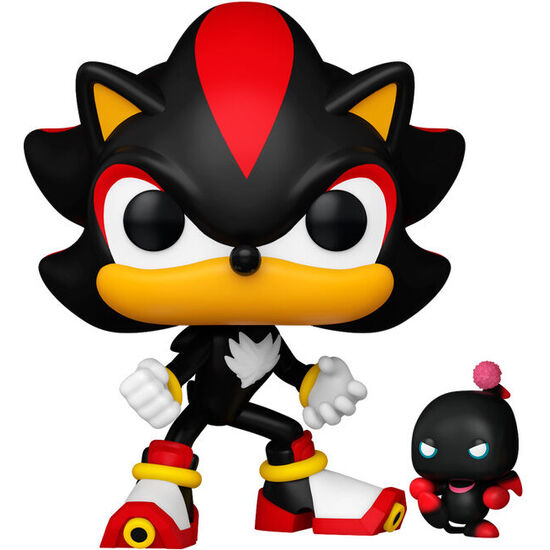 FIGURA POP SONIC THE HEDGEHOG SHADOW WITH DARK CHAO image 1