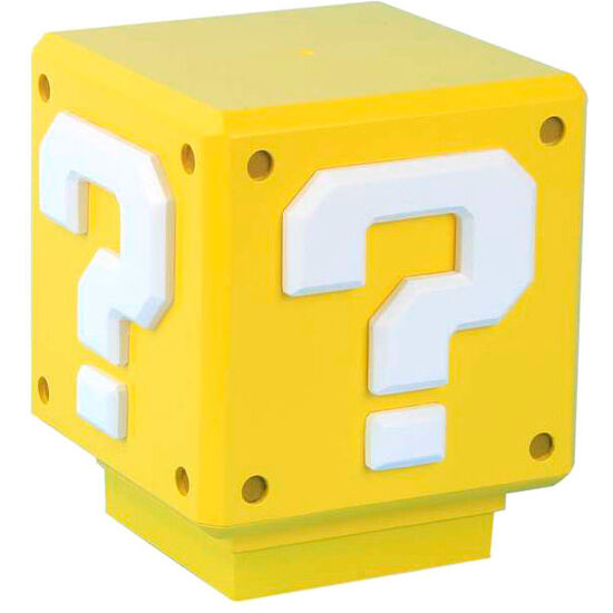 LAMPARA SONIDO MINI QUESTION BLOCK SUPER MARIO BROS NINTENDO image 2