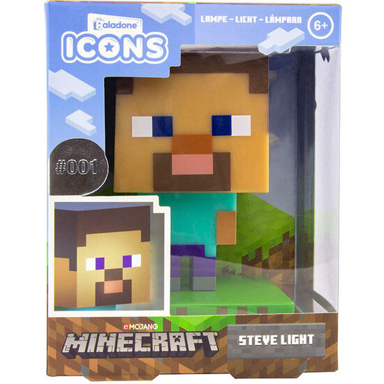 LAMPARA ICONS STEVE MINECRAFT image 3