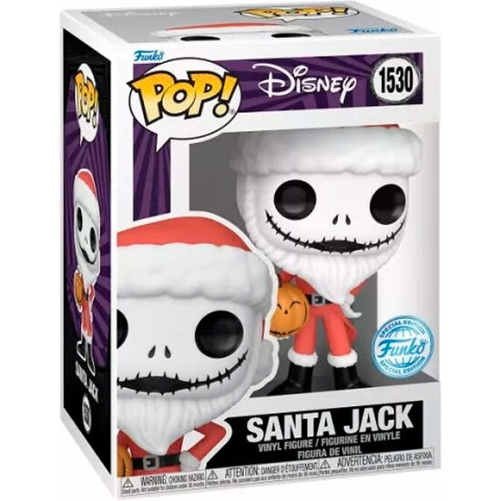 FIGURA POP DISNEY PESADILLA ANTES DE NAVIDAD SANTA JACK EXCLUSIVE image 1
