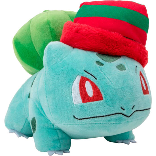 PELUCHE BULBASAUR NAVIDAD POKEMON 20CM image 0