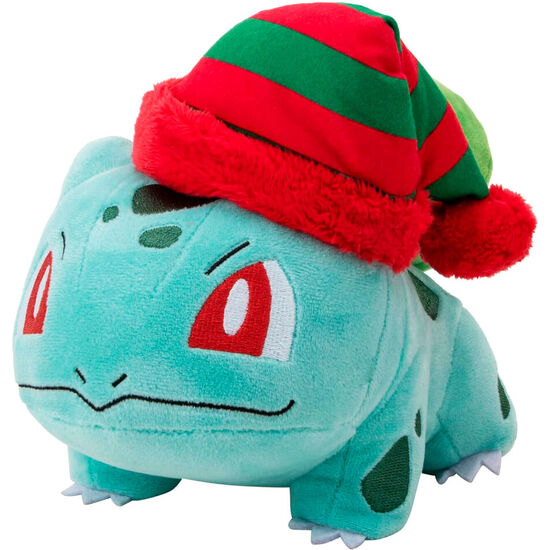 PELUCHE BULBASAUR NAVIDAD POKEMON 20CM image 1
