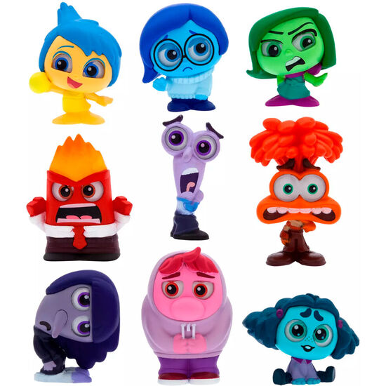 SET 9 FIGURAS DEL REVES 2 DOORABLES DISNEY PIXAR 4CM image 1