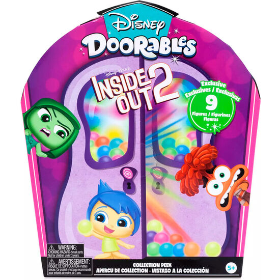 SET 9 FIGURAS DEL REVES 2 DOORABLES DISNEY PIXAR 4CM image 2