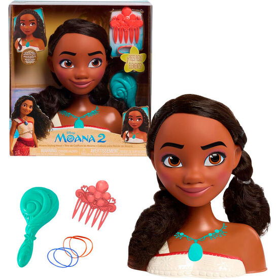 BUSTO PEINADOS VAIANA 2 DISNEY image 0
