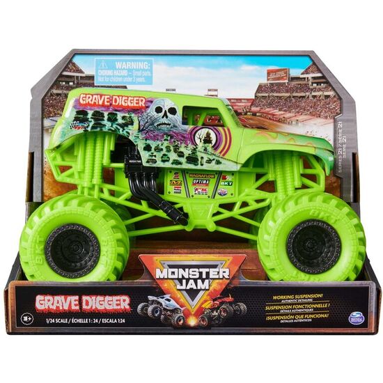 COCHE DIE CAST GRAV DIGGER MONSTER JAM image 0