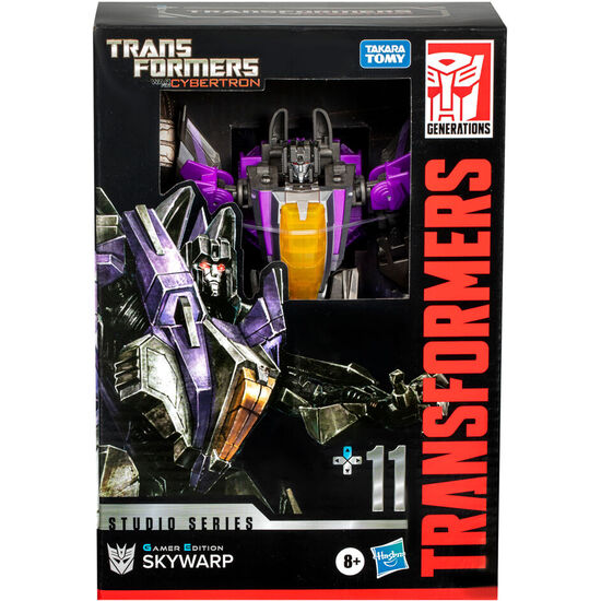 FIGURA SKYWARP STUDIO SERIES GAMER EDITION CYBERTRON TRANSFORMERS 16,5CM image 0