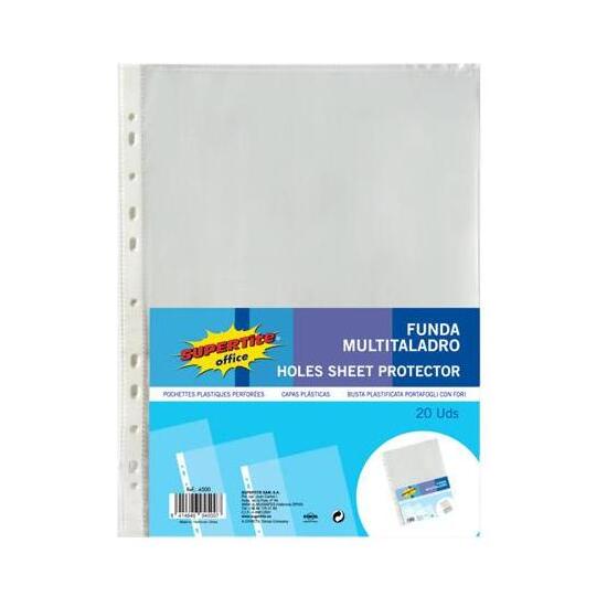 PLASTIC SHEET PAPER PROTECTOR 20PCS image 0