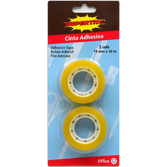 SELLOTAPE 19 MM X 30 M PACK 2 YELLOW image 0