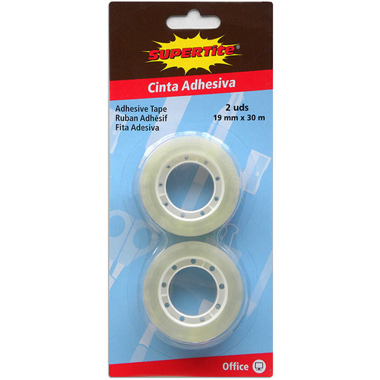 SELLOTAPE 19 MM X 30 M PACK 2 CLEAR image 0